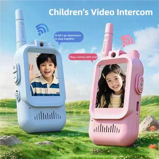 Kids Rechargeable Video Walkie-Talkies with Camera Screen